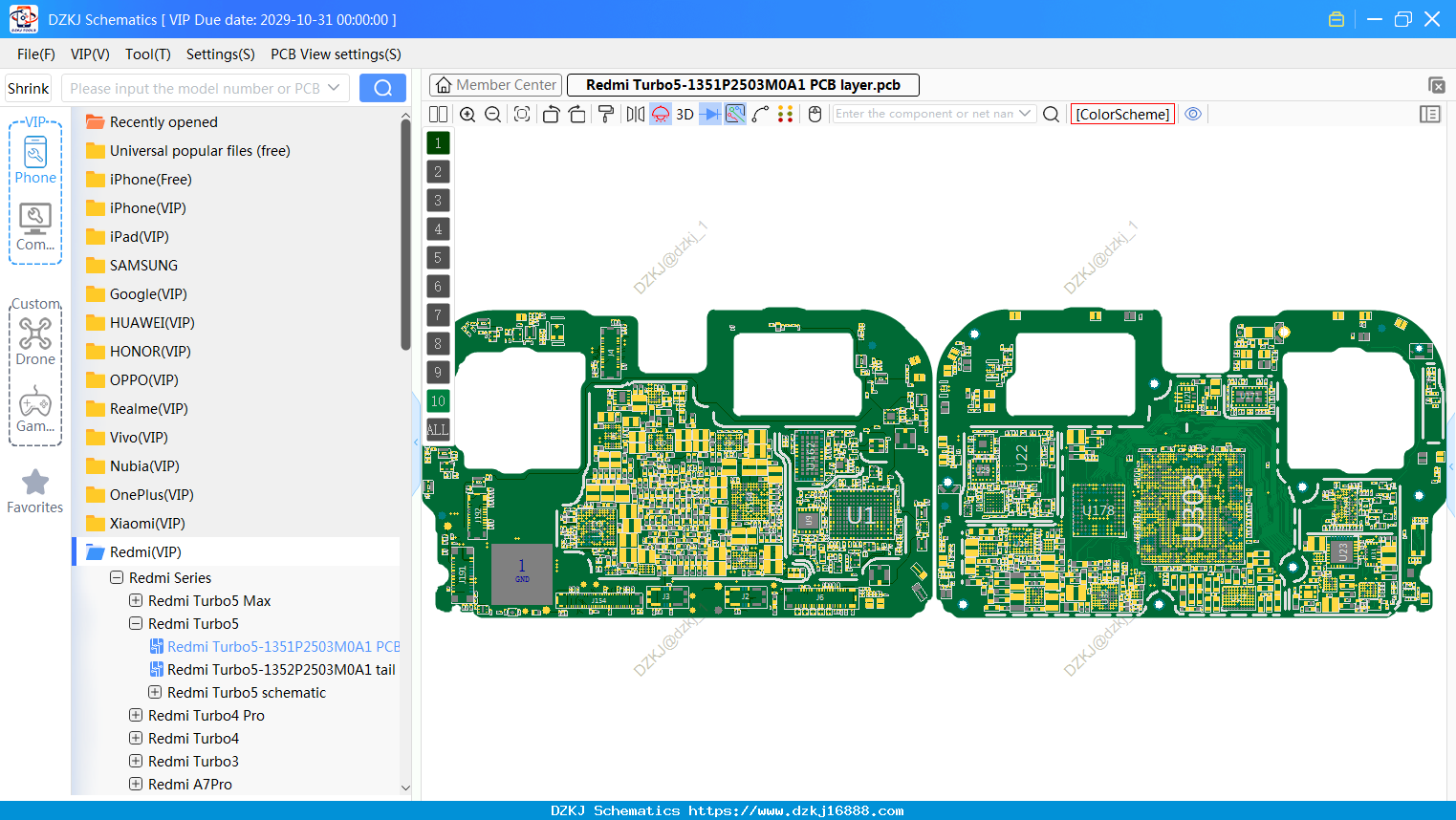 Redmi Turbo5-1351P2503M0A1 PCB Layer